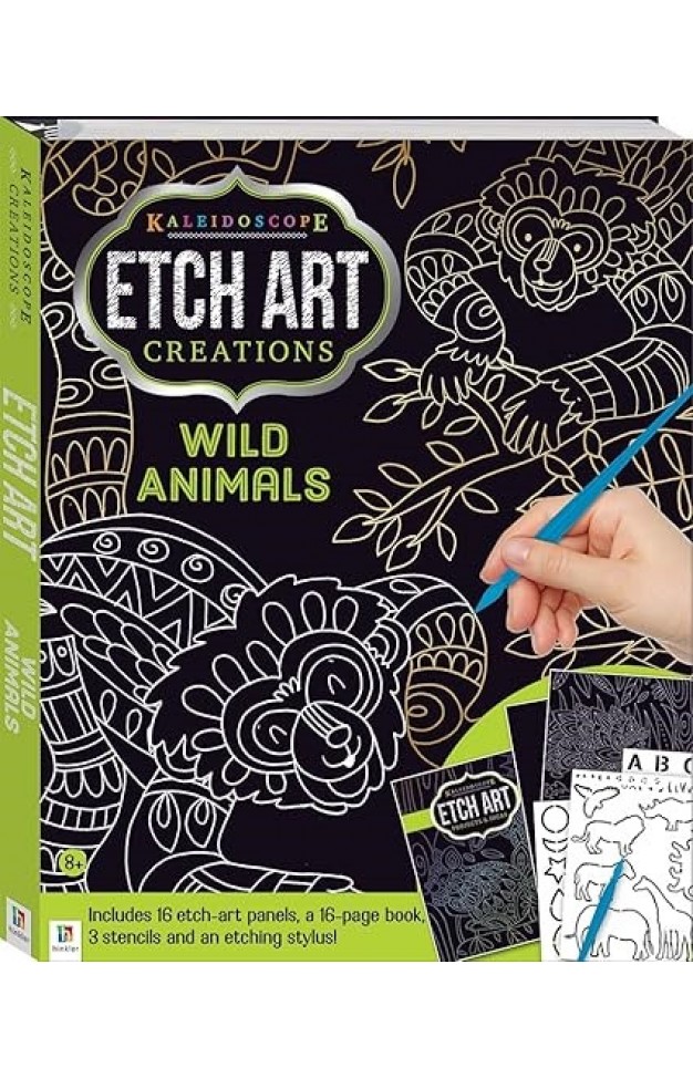 Kaleidoscope Etch Art Creations: Wild Animals and More